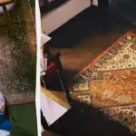 Likaisen maton "virkistäminen" ilman pölynimuria 10 minuutissa: sitä ei tarvitse